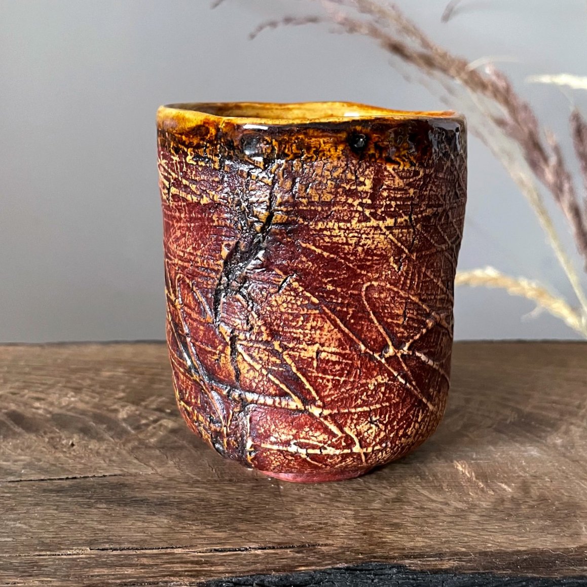 Handmade Ceramic Yunomi Tumbler – WHISPER, 230ml - Image 5