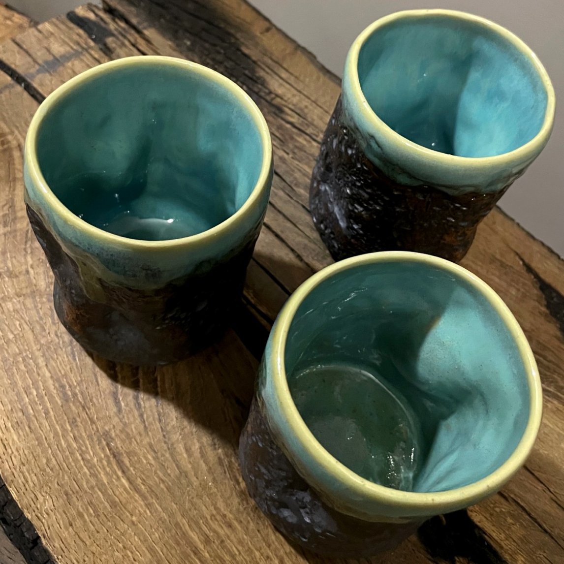 ceramic tea cup lava series detail