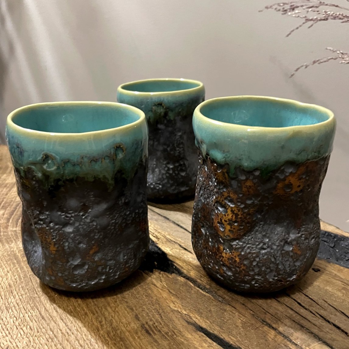 author made ceramic cup lava series