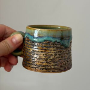 Green Ceramic Espresso Cup, 100ml
