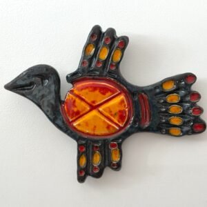 Handmade Ceramic Bird Wall Decor