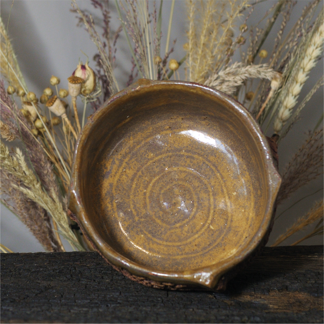 Textured Handmade Chawan – Ceramic Matcha Bowl - Image 2