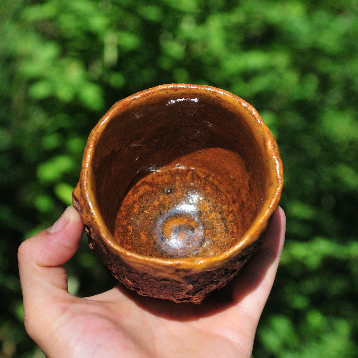 Hand-Carved Kurinuki Tea Tumbler – Ground – 400ml - Image 6