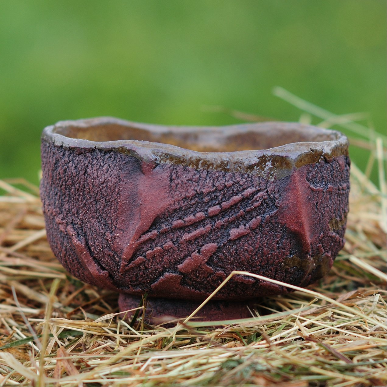 Керамічна чаша для матча ручної роботи, чаван у японському стилі, обʼєм 400 мл