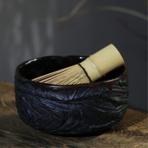 Керамічний чаван ручної роботи для матча, унікальна форма, посуд для чайних церемоній