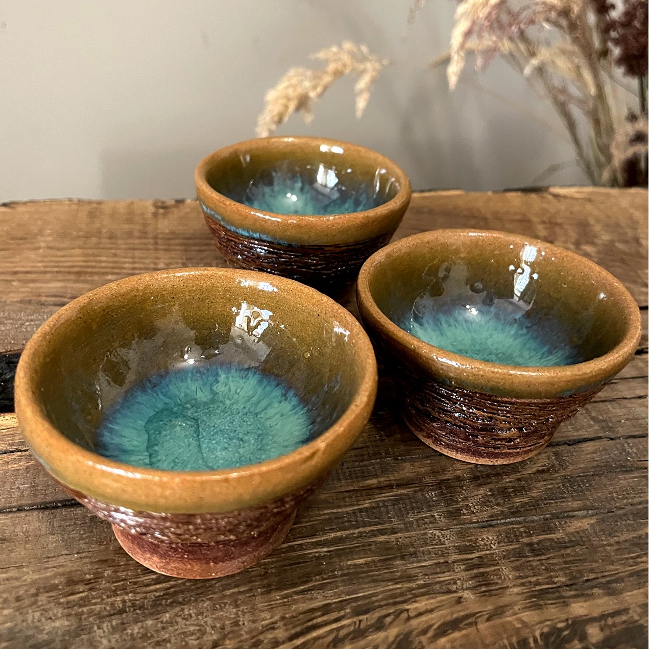 Маленькі піали ручної роботи, керамічний посуд для чайних церемоній