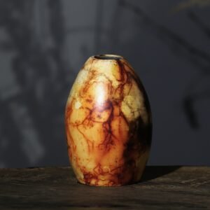 handmade pottery vase small size natural pattern