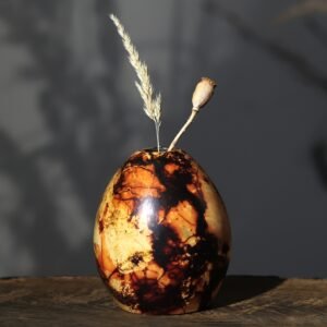 handmade small ceramic vase for dried flowers