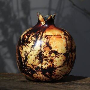 ceramic pomegranate decorative vase small size